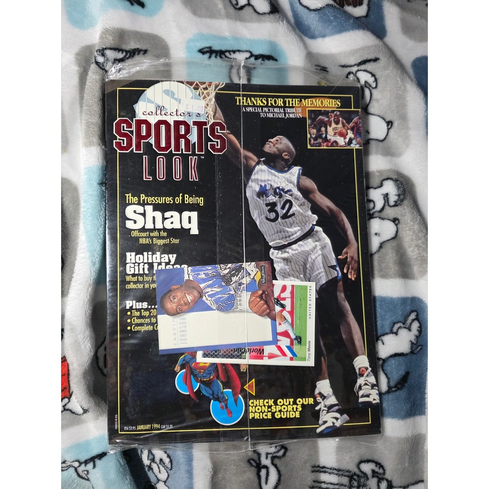 Collector's Sports Look Magazine OS Black Fair January 1994 Shaq Michael Jordan